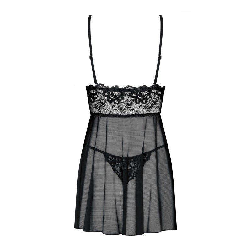 Idillia | Imperia Babydoll - Noir XXL/XXXL